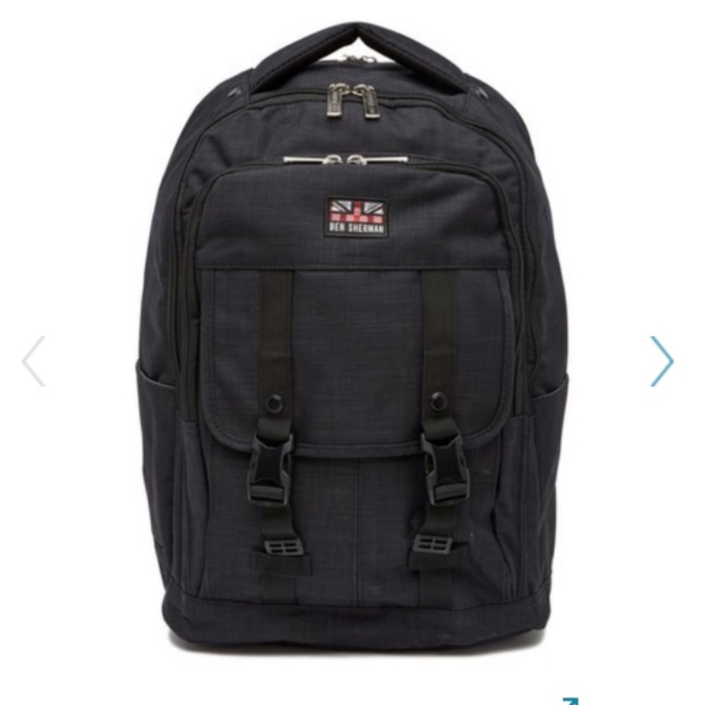 Ben Sherman backpack - Navy (with laptop space)